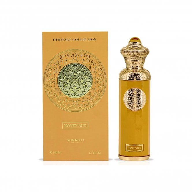 Gold perfume bottle honey oud suarrti perfume